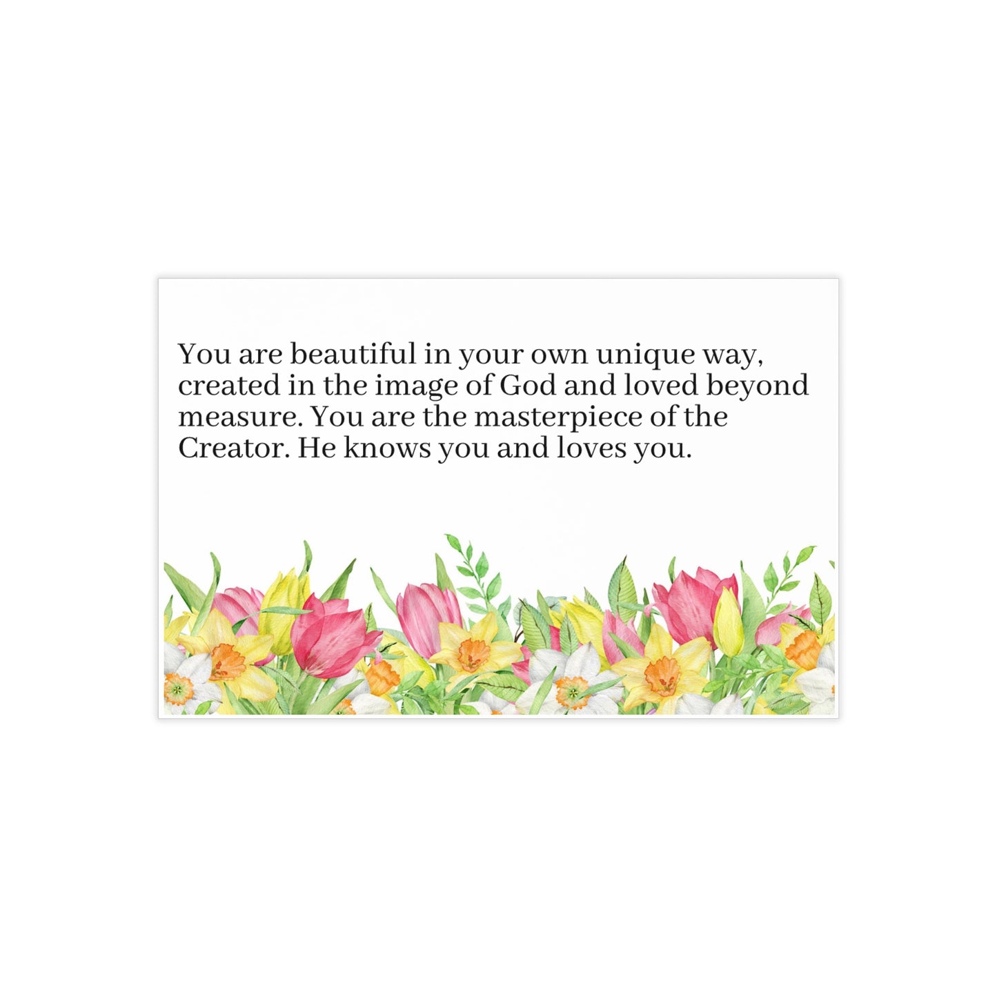 You Are Beautiful Drop Cards