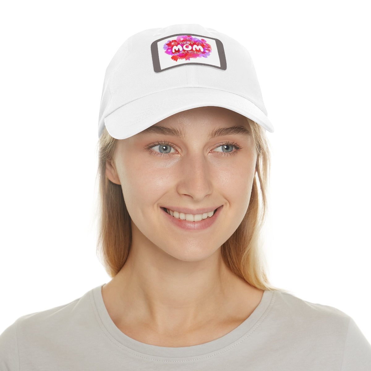 Dad Hat with Leather Patch