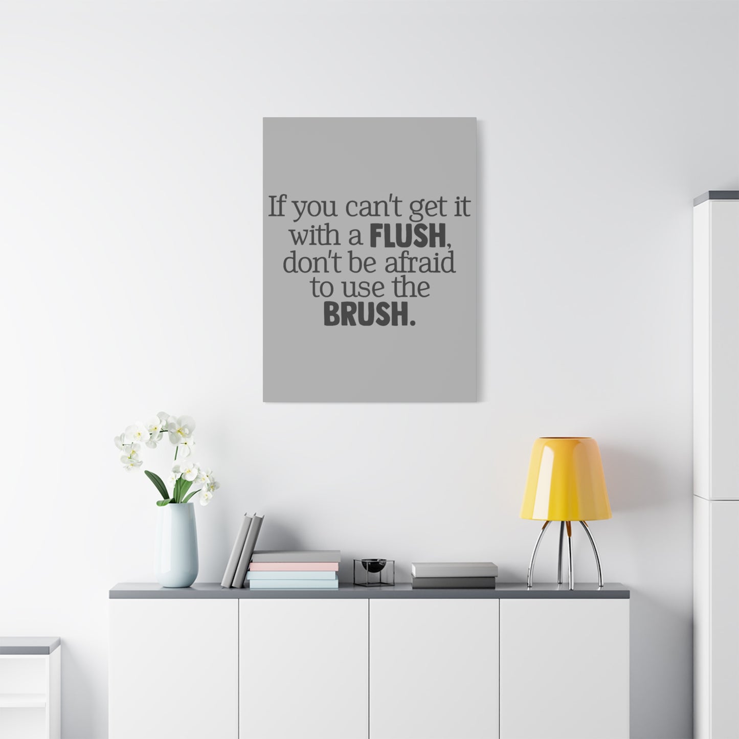 Flush and Brush Canvas