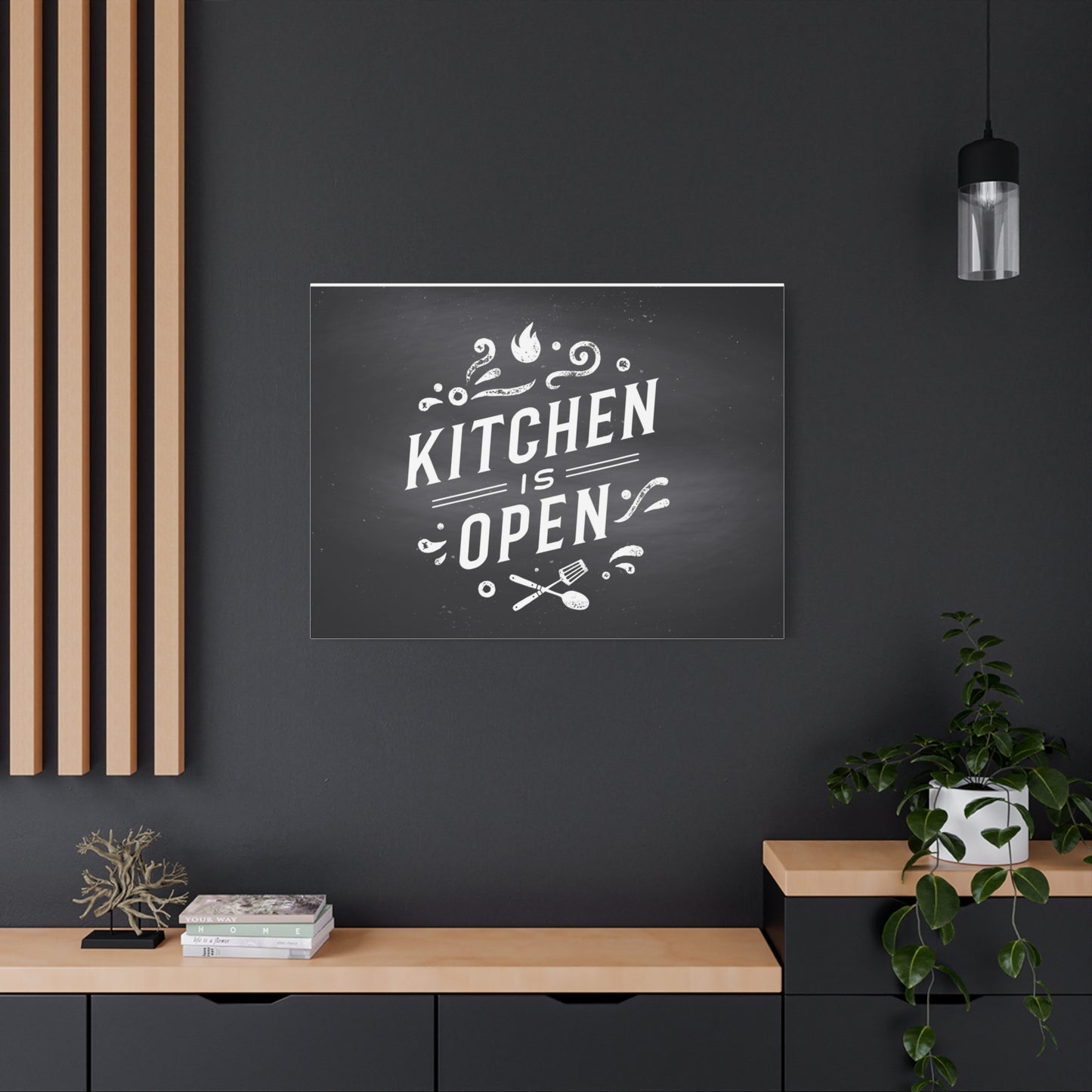 Open Kitchen Canvas