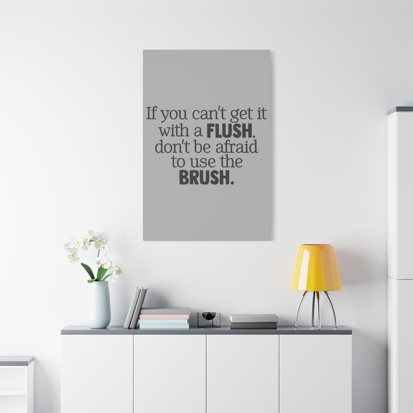 Flush and Brush Canvas