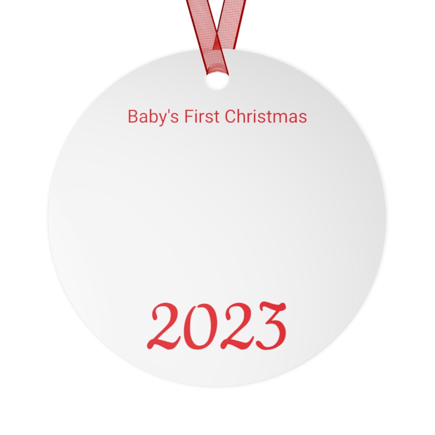 Baby's First Christmas Ornament