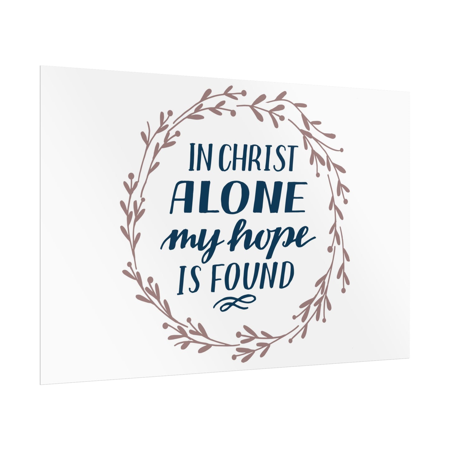 In Christ Alone Poster