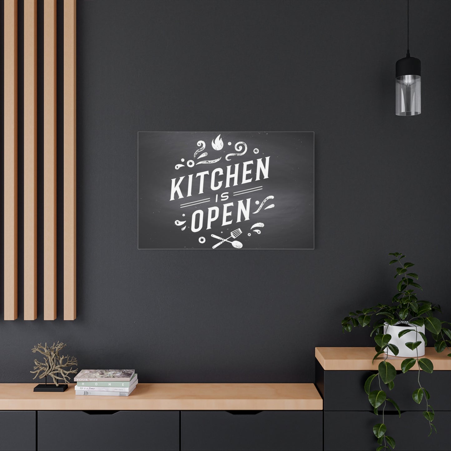 Open Kitchen Canvas