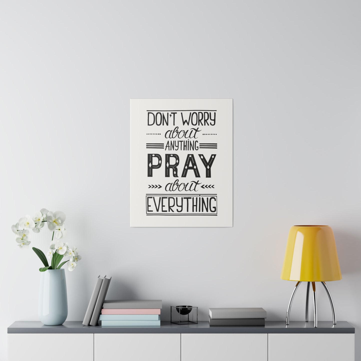 Pray About Everything Canvas