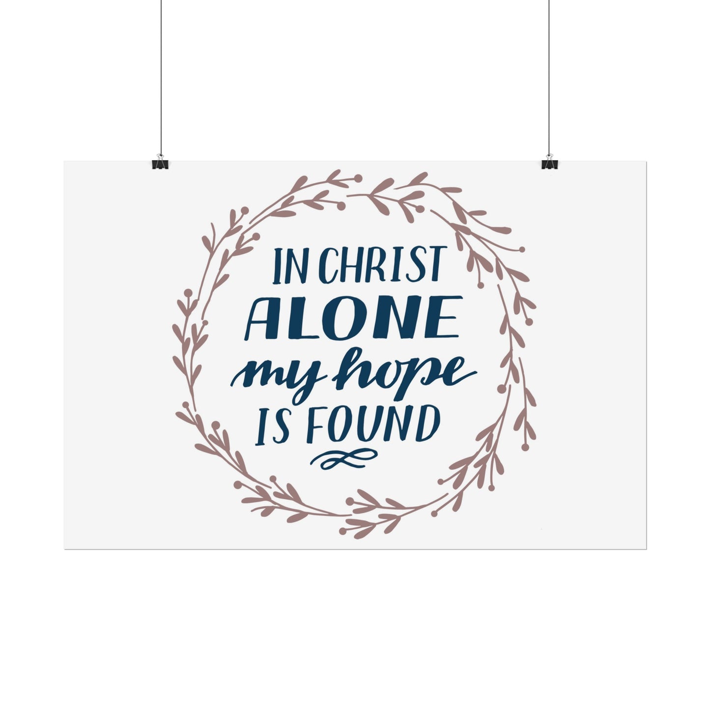 In Christ Alone Poster