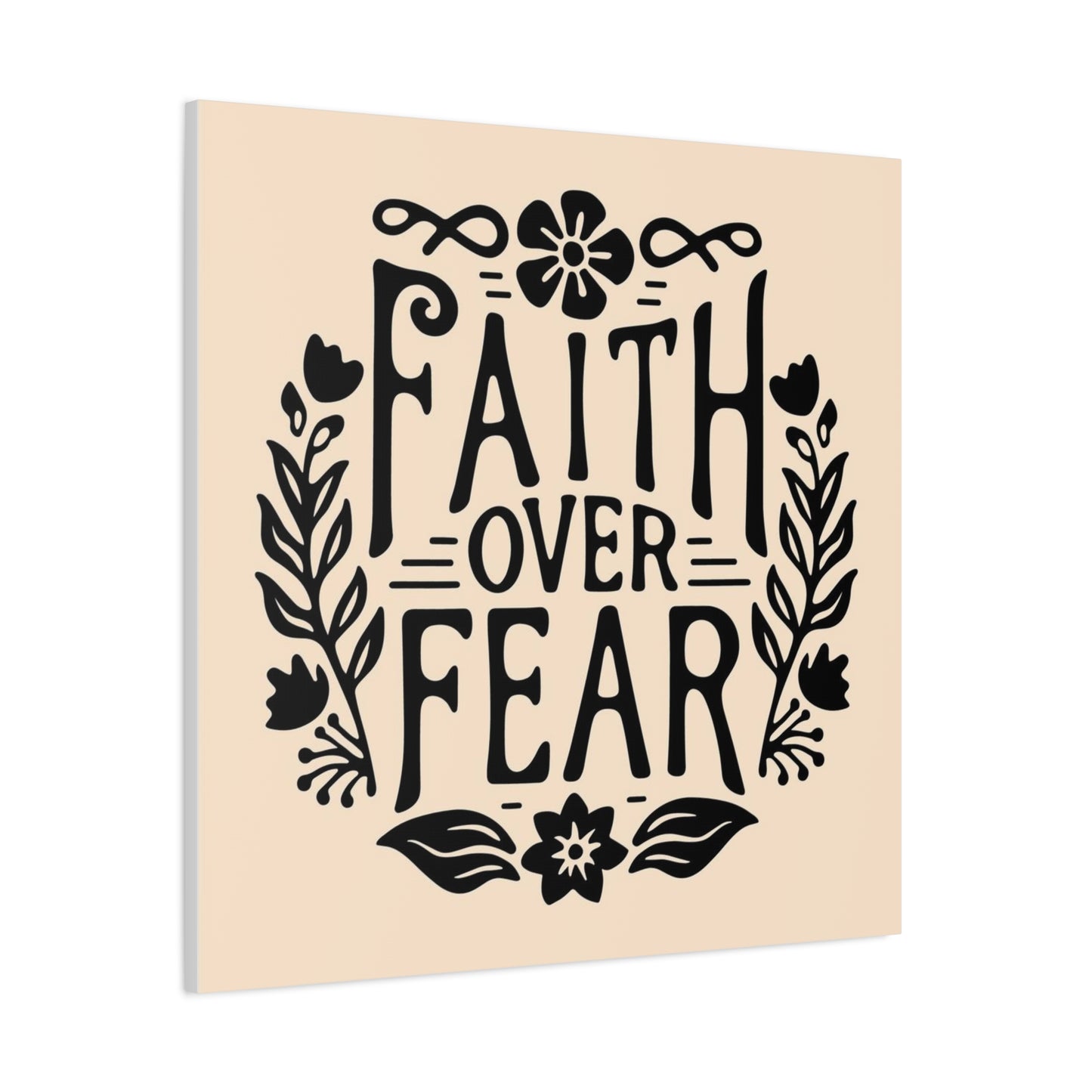 Faith Over Fear Canvas