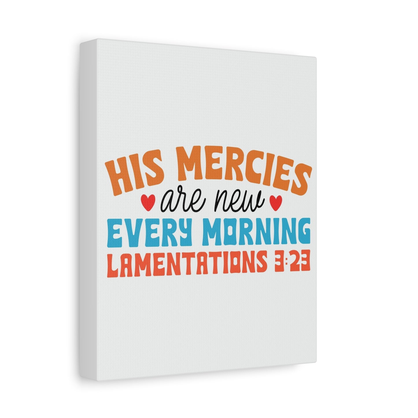 Lamentations 3:23 Canvas