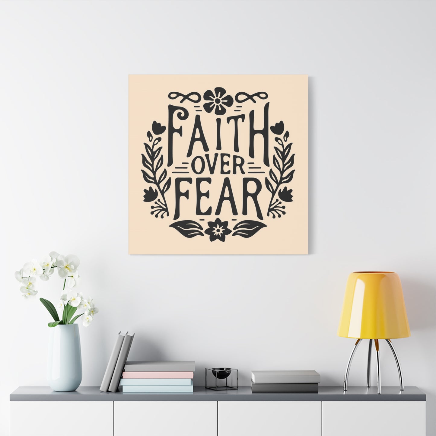 Faith Over Fear Canvas