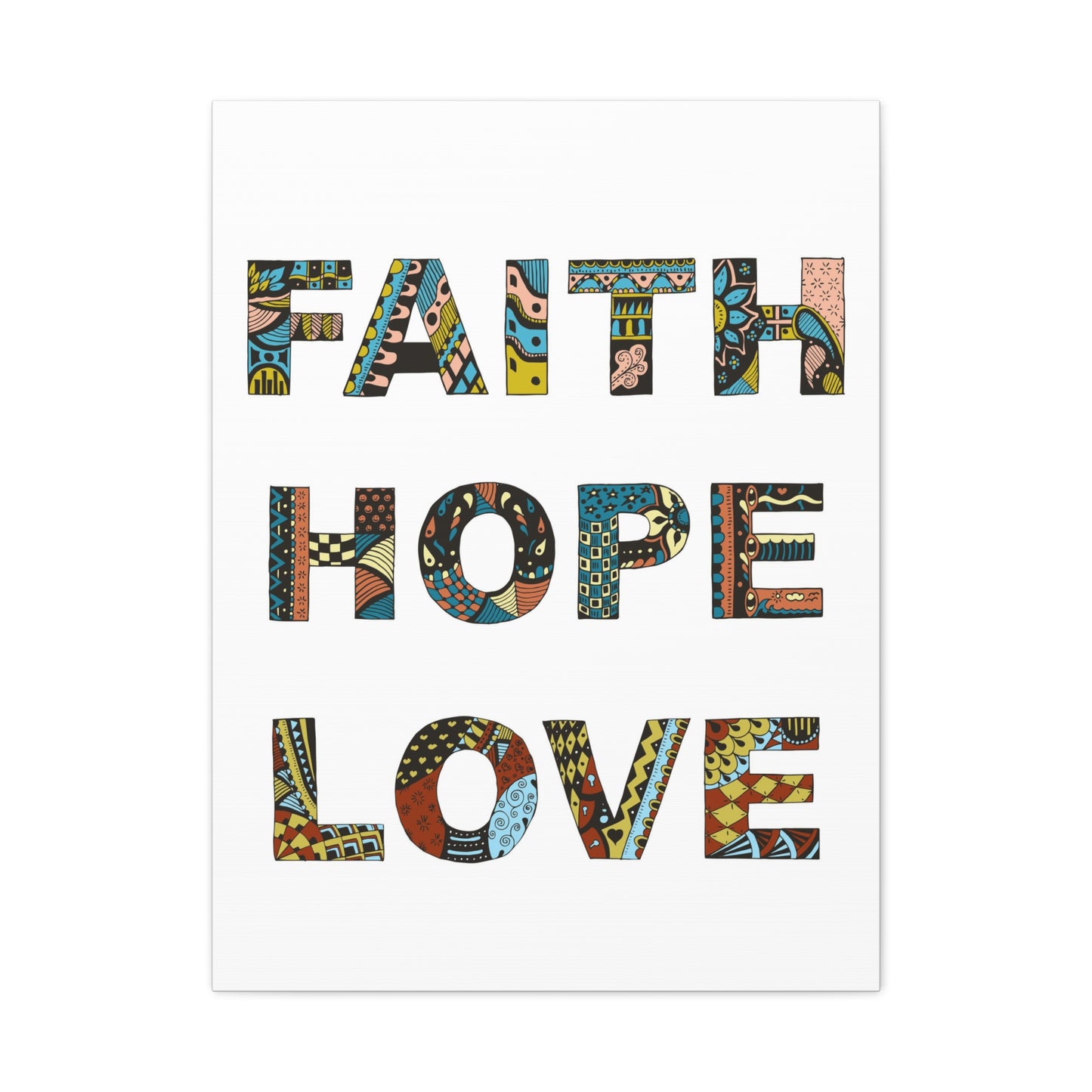 Faith Hope Love Canvas