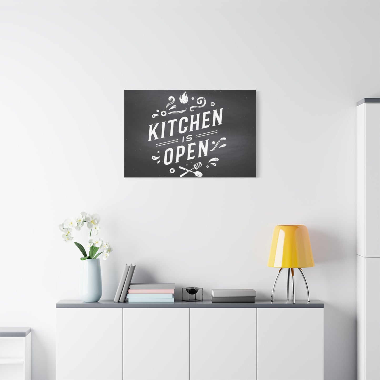 Open Kitchen Canvas