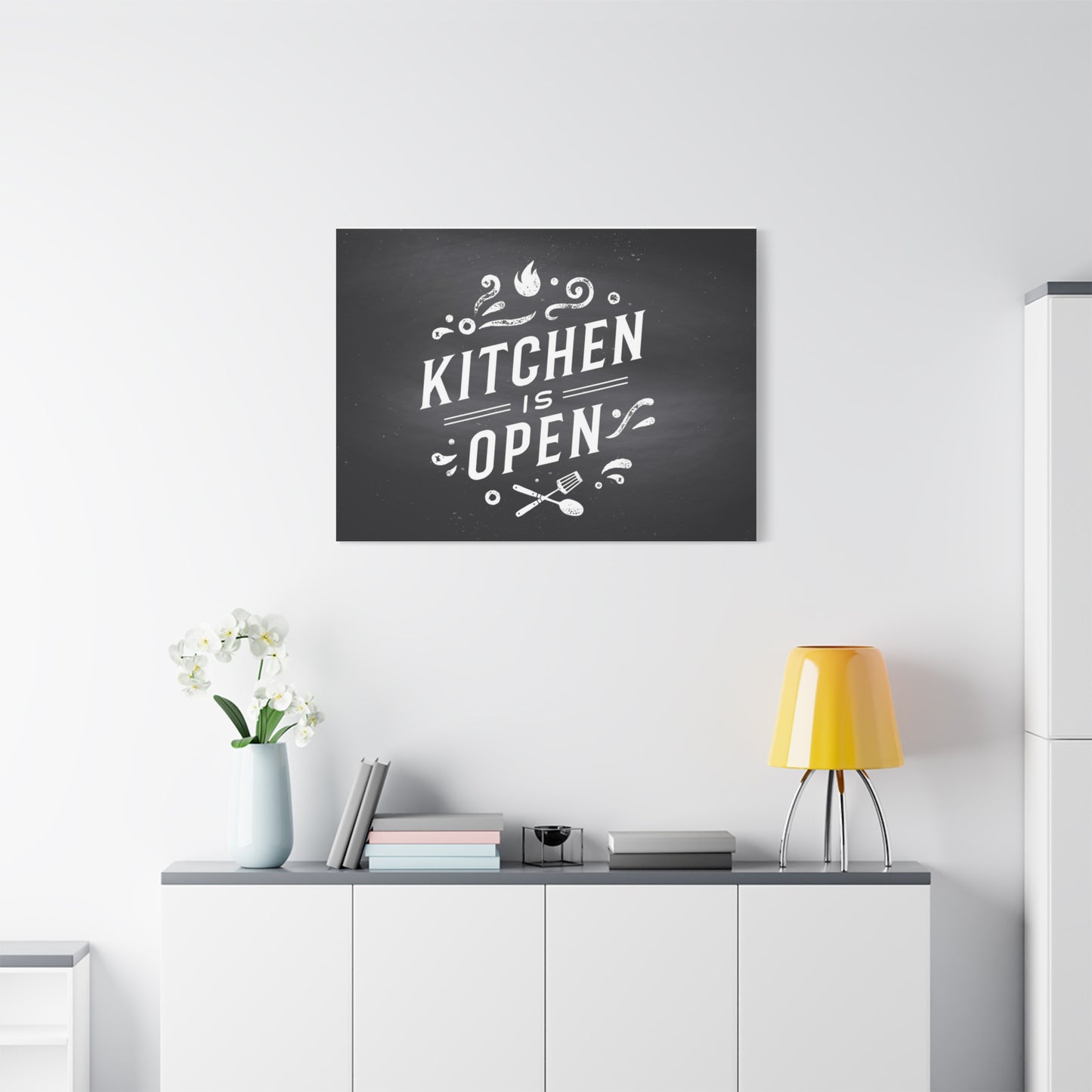 Open Kitchen Canvas