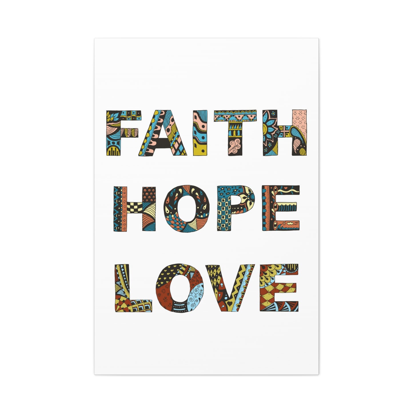 Faith Hope Love Canvas