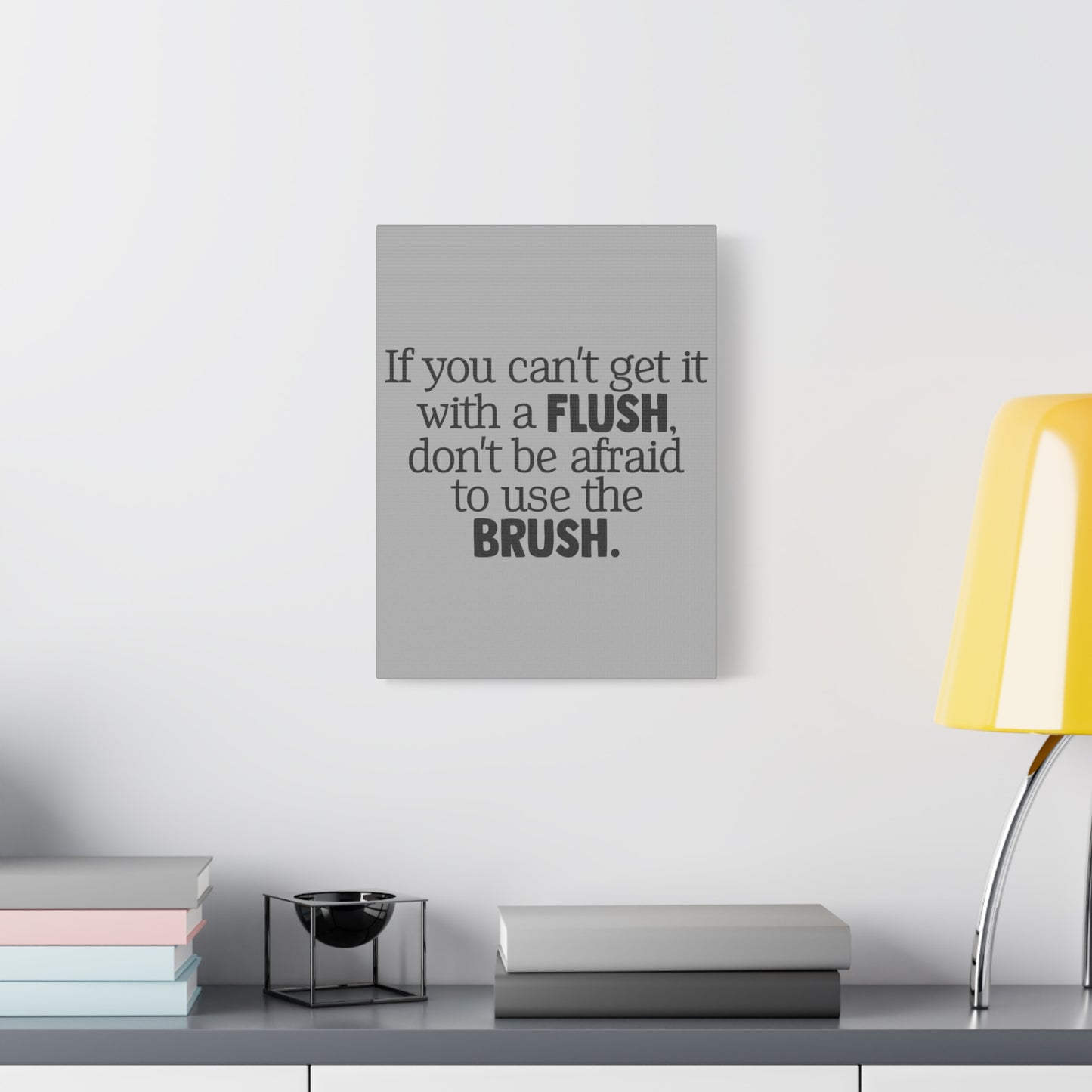 Flush and Brush Canvas