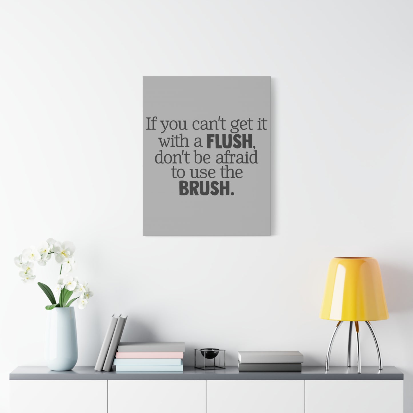 Flush and Brush Canvas