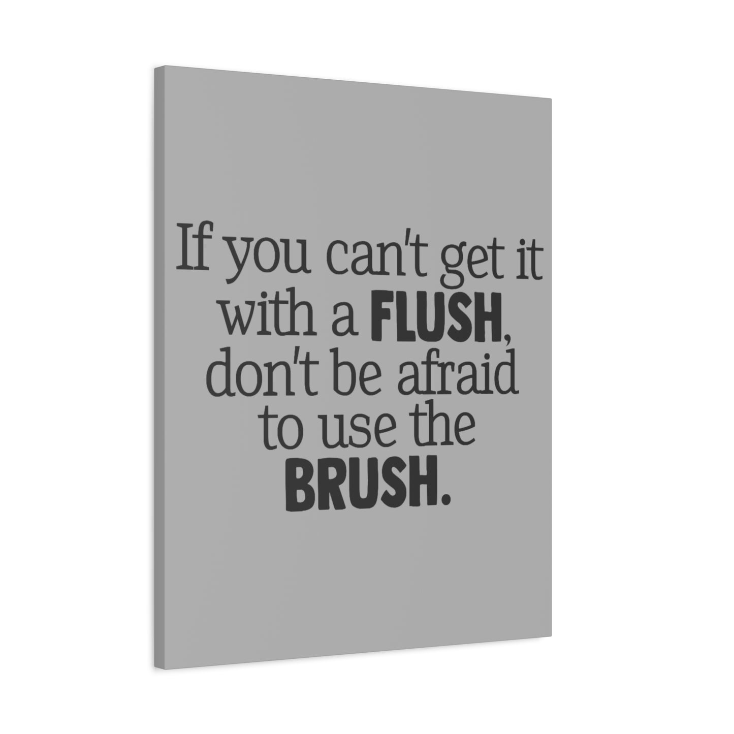 Flush and Brush Canvas