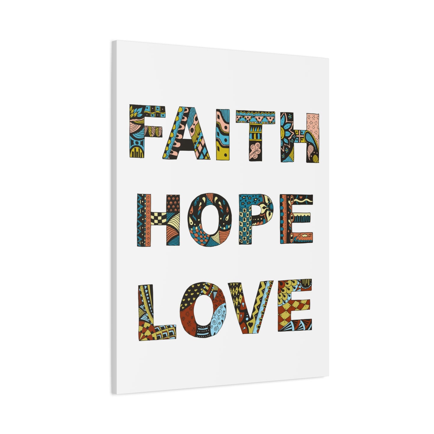 Faith Hope Love Canvas