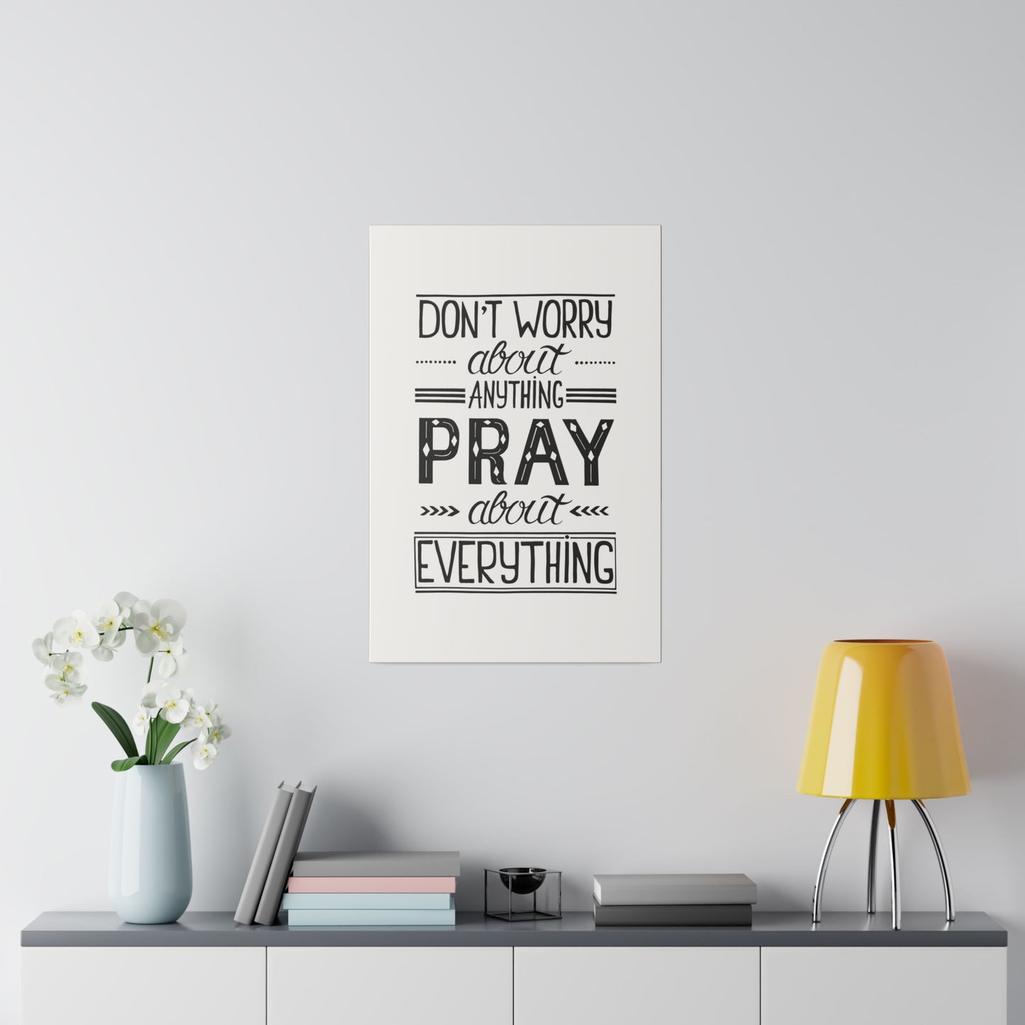 Pray About Everything Canvas