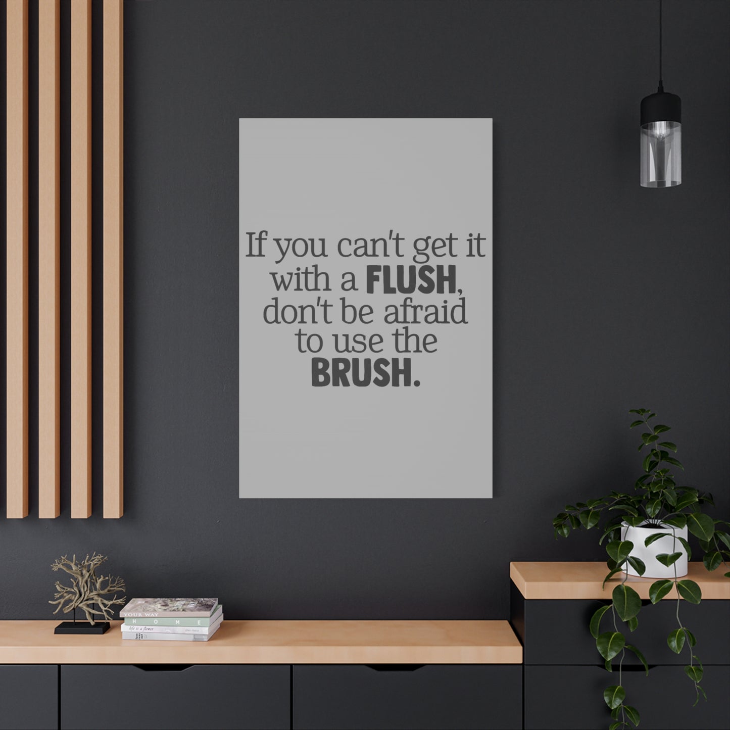 Flush and Brush Canvas