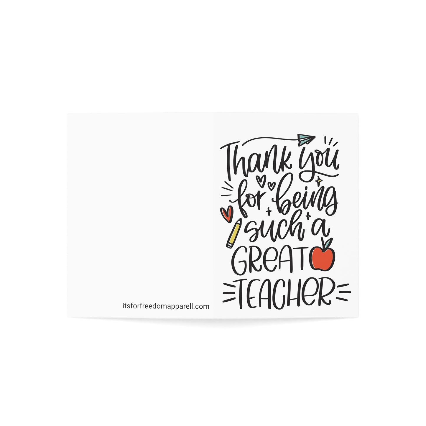 Thank You Teacher Card