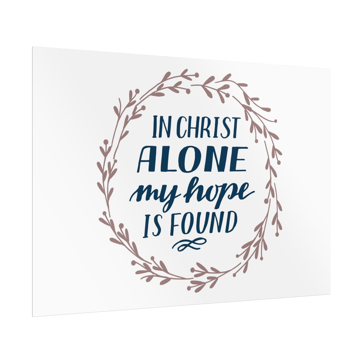 In Christ Alone Poster