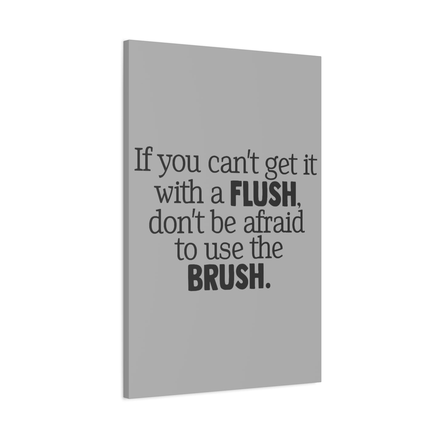 Flush and Brush Canvas