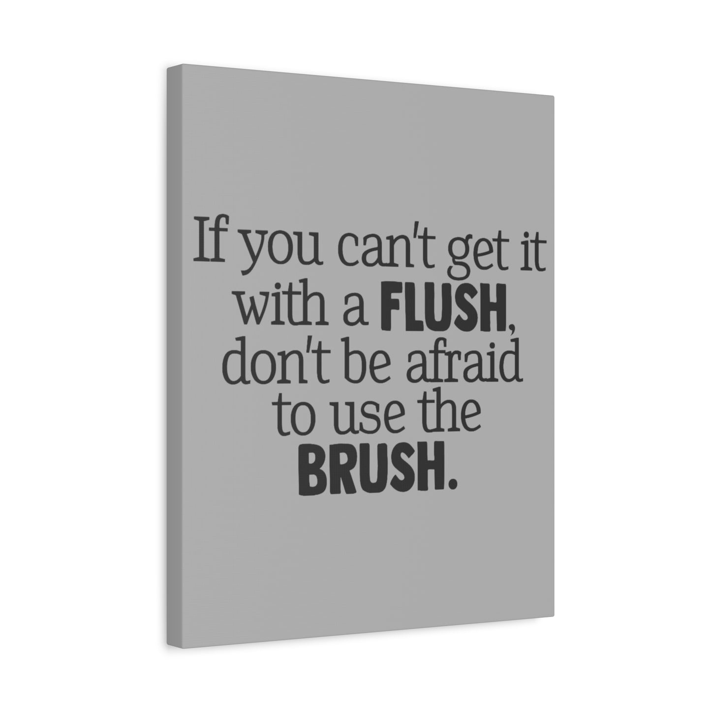 Flush and Brush Canvas