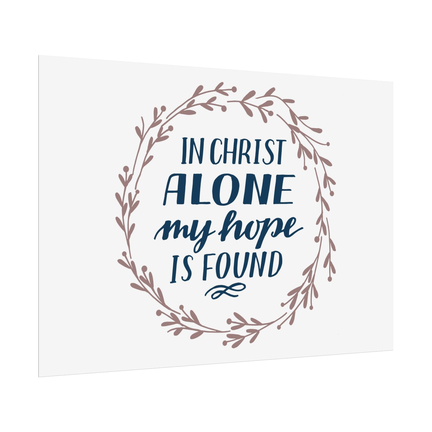 In Christ Alone Poster