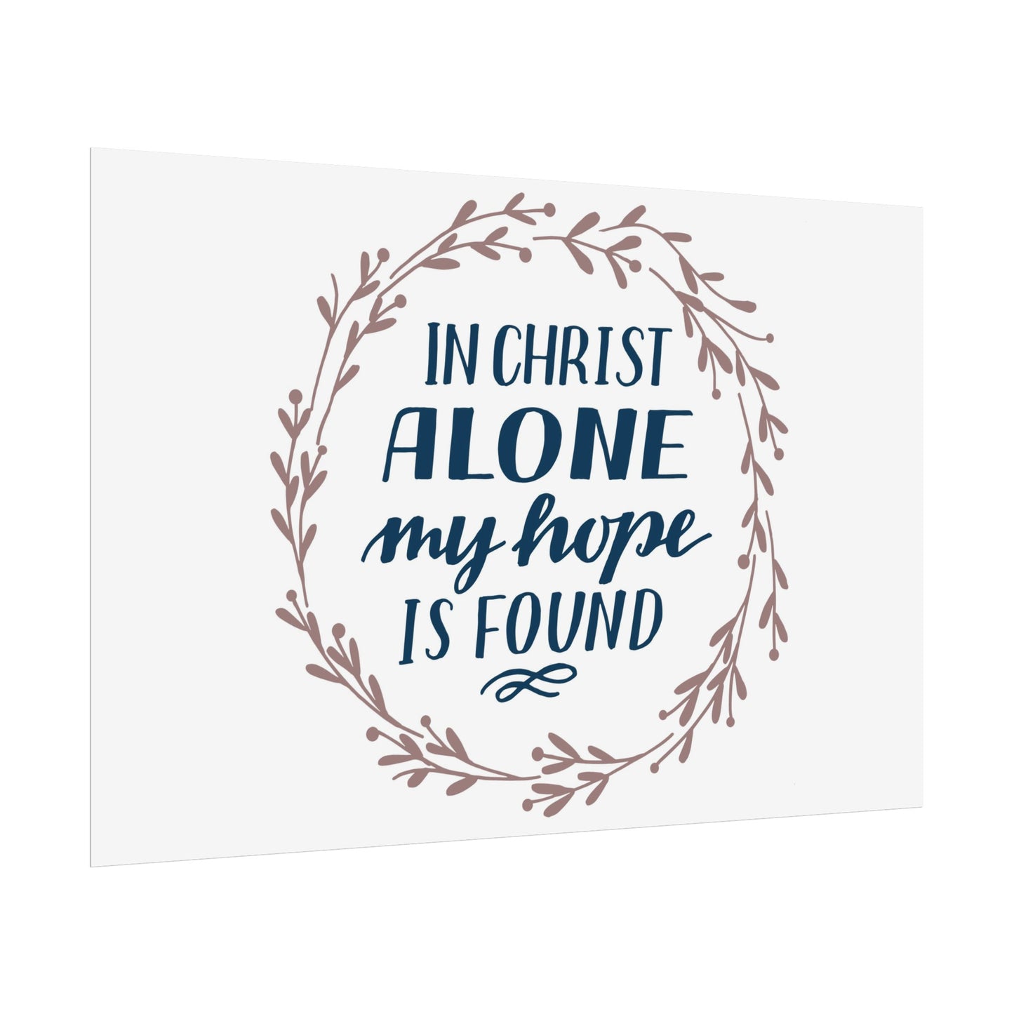 In Christ Alone Poster