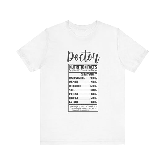 Doctor Nutrition Facts T-Shirt