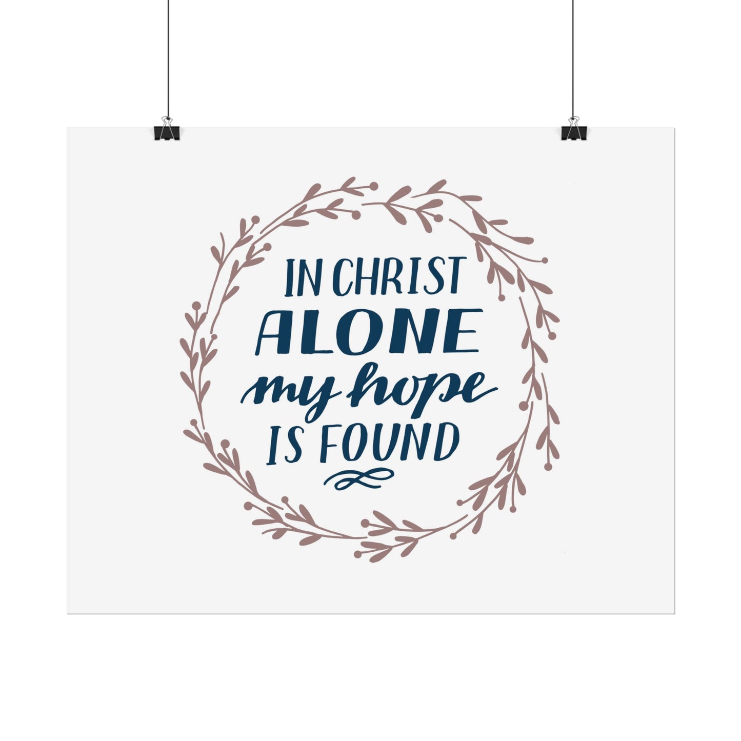 In Christ Alone Poster