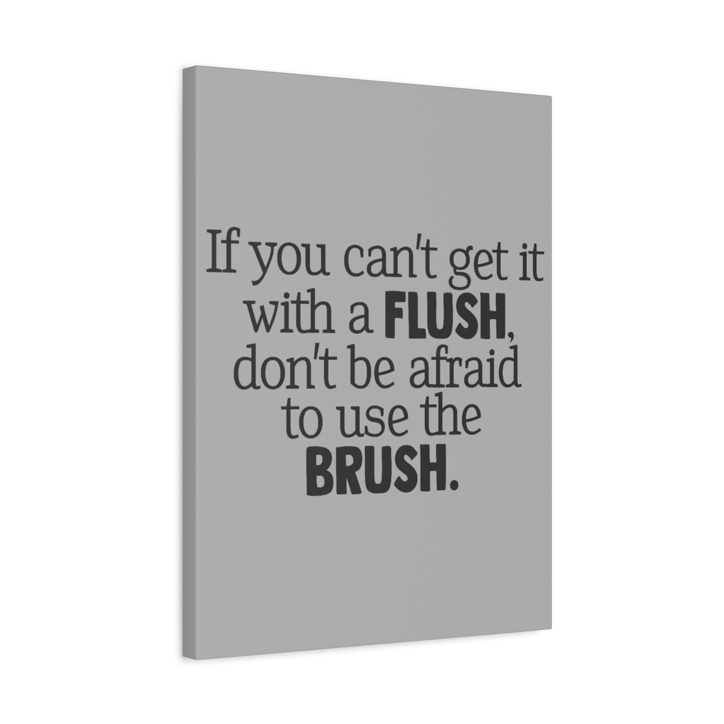 Flush and Brush Canvas