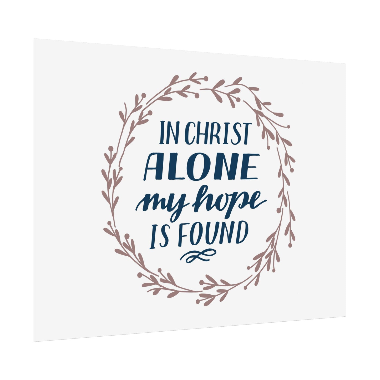 In Christ Alone Poster