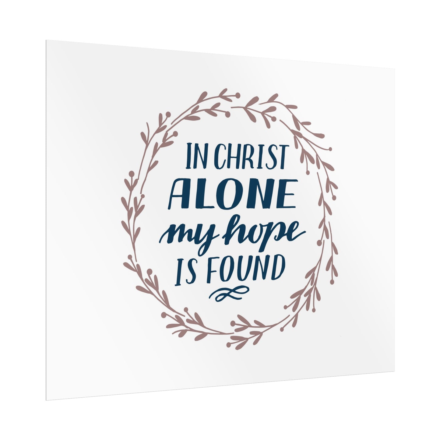 In Christ Alone Poster