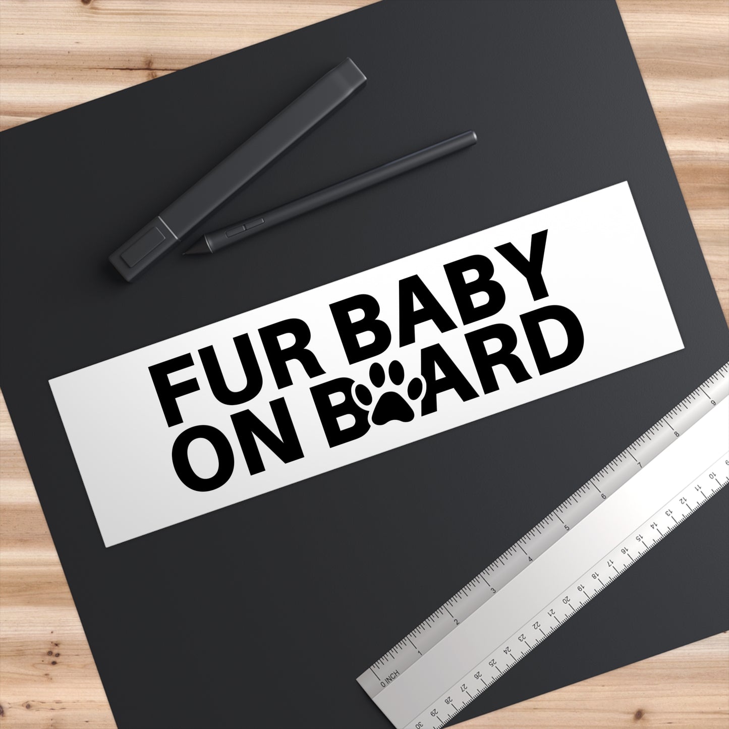 Fur Baby Bumper Sticker