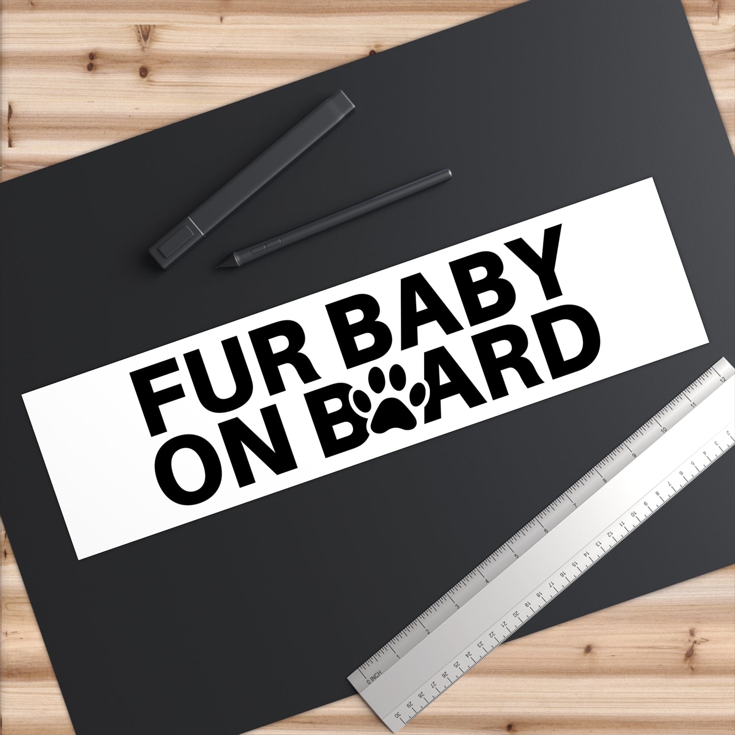 Fur Baby Bumper Sticker