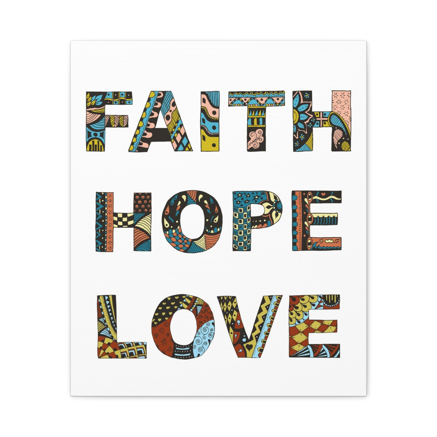 Faith Hope Love Canvas