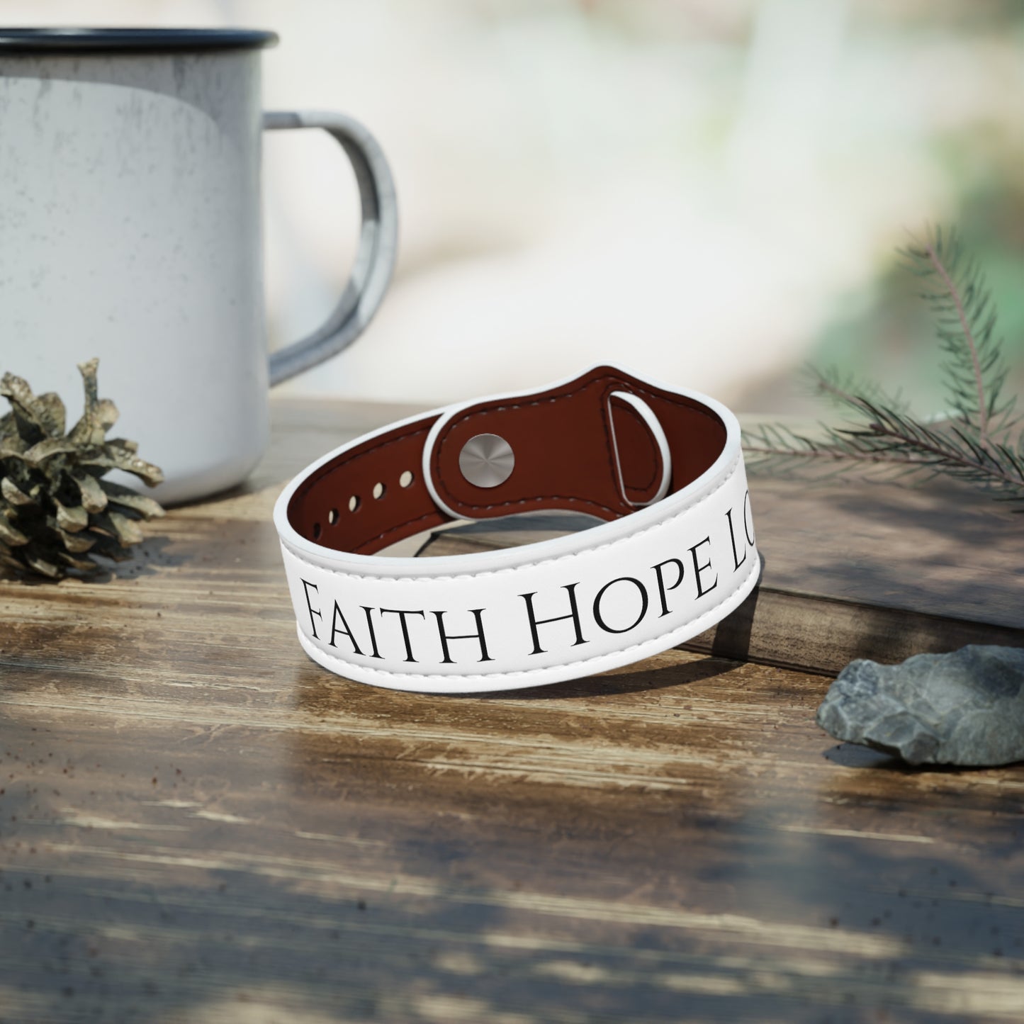 Faith Hope Love Wristband