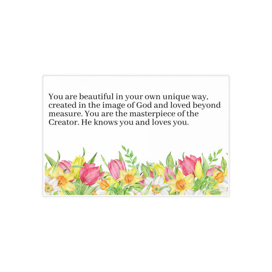 You Are Beautiful Drop Cards