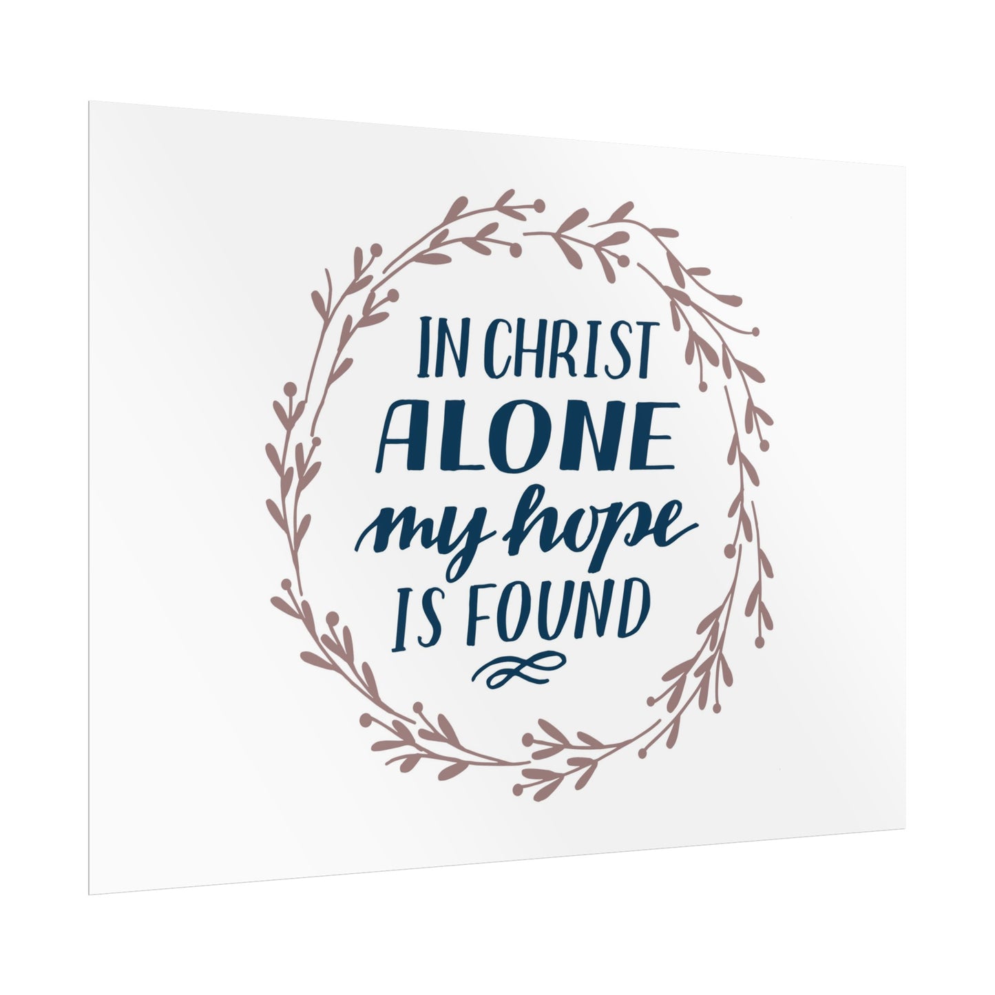 In Christ Alone Poster