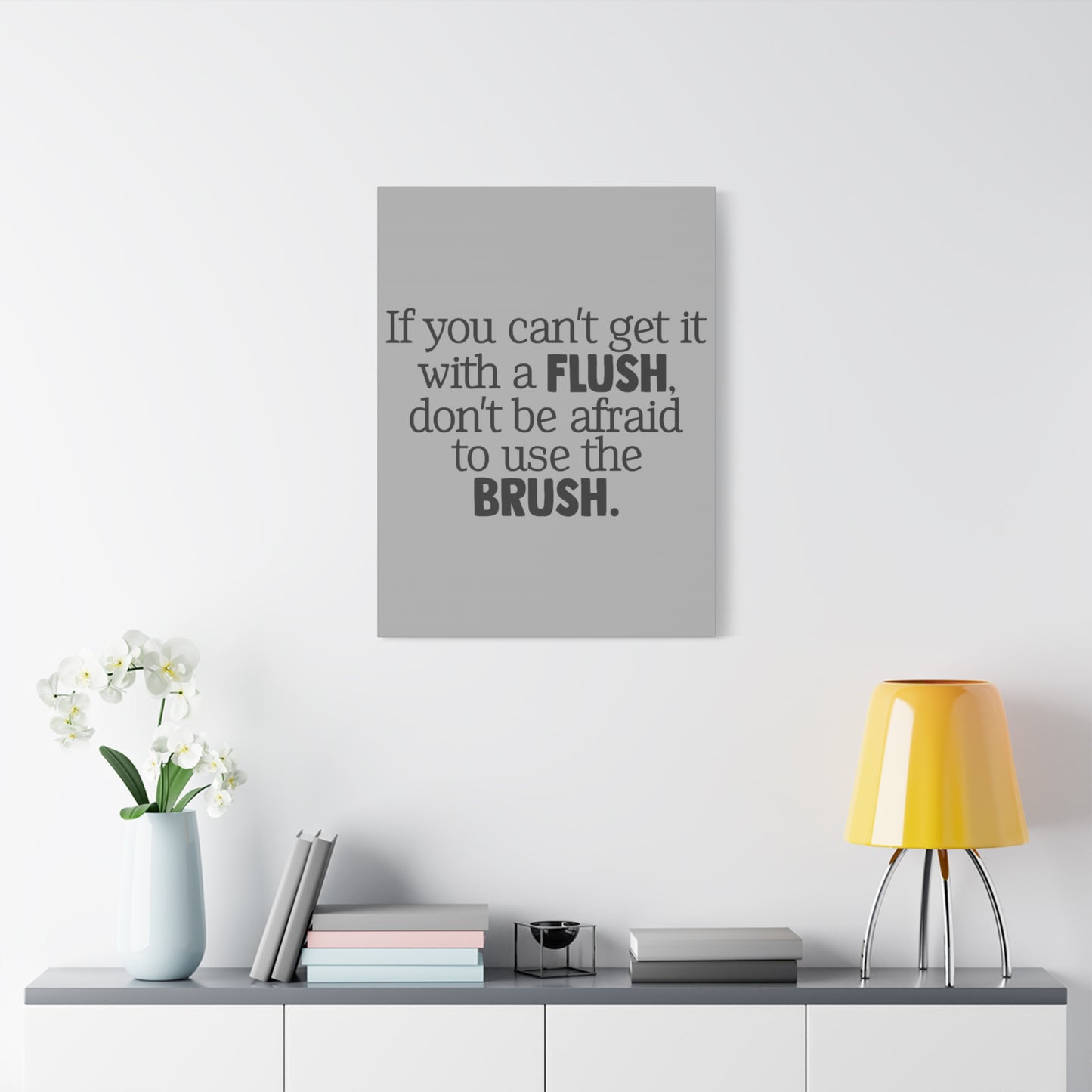 Flush and Brush Canvas