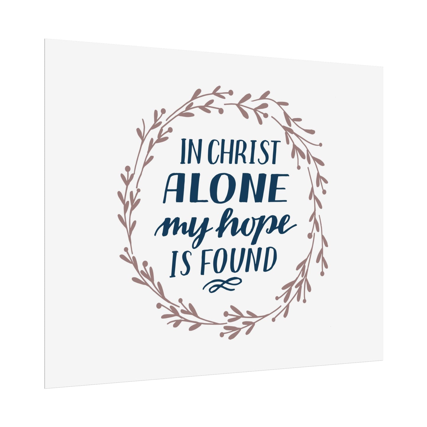 In Christ Alone Poster