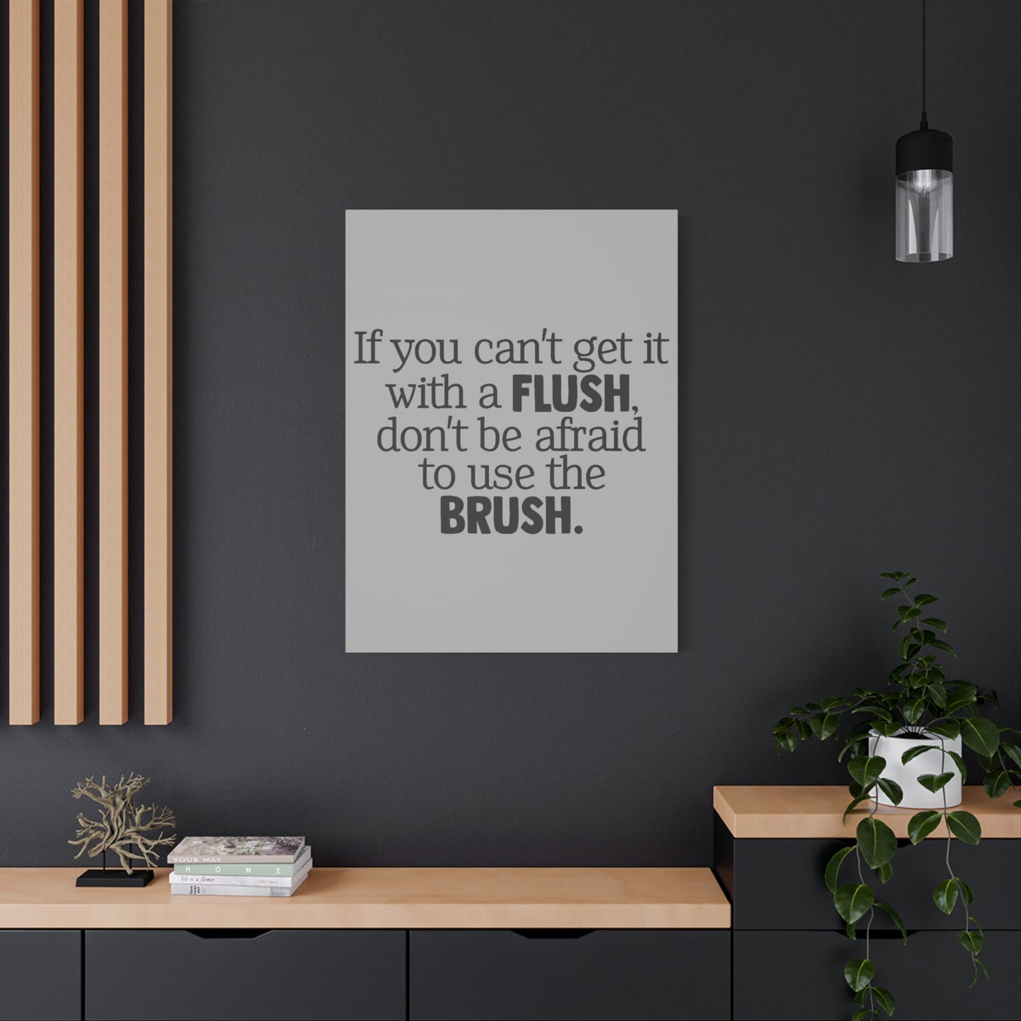 Flush and Brush Canvas