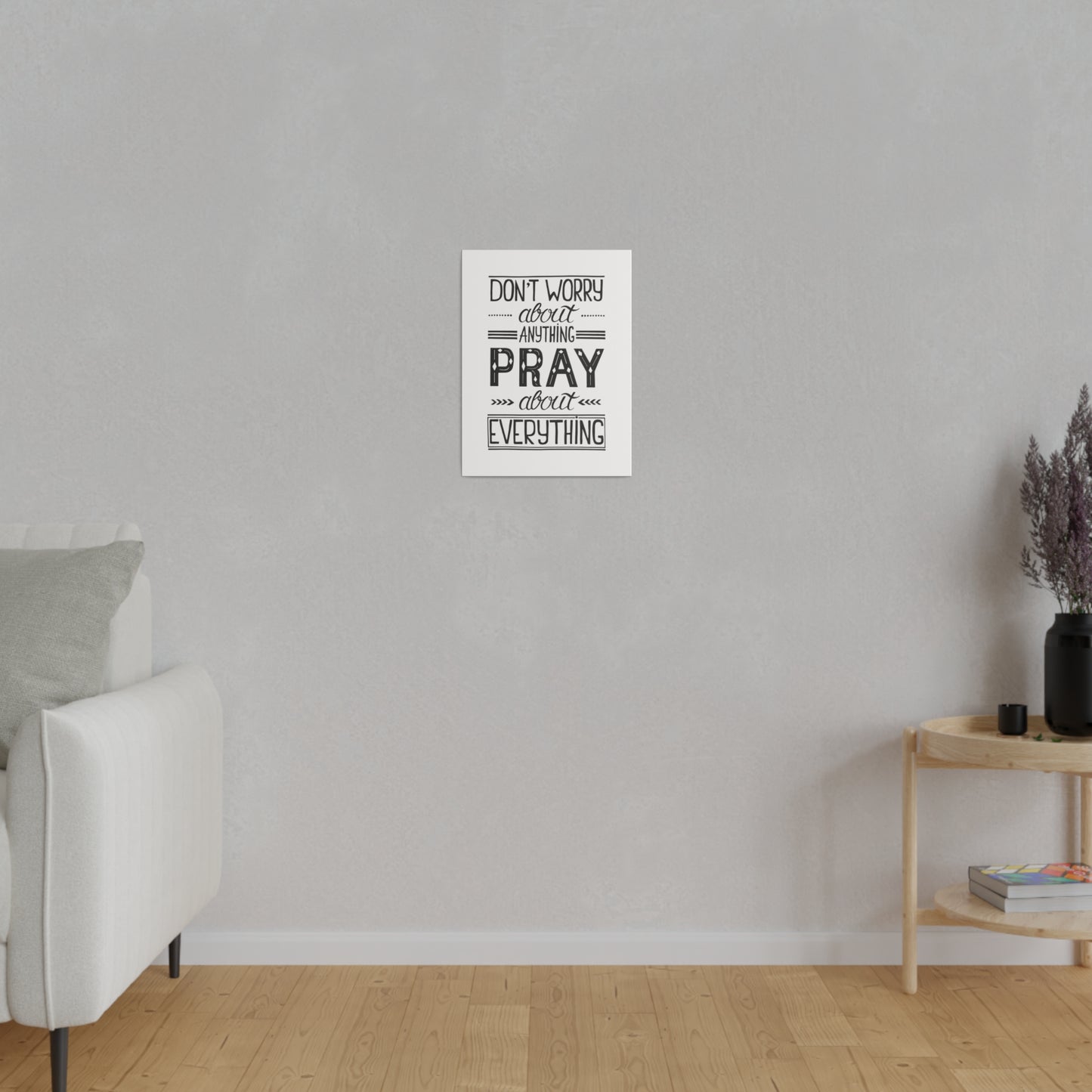 Pray About Everything Canvas